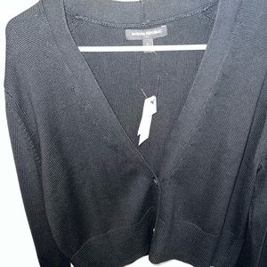 Black cropped banana republic sweater